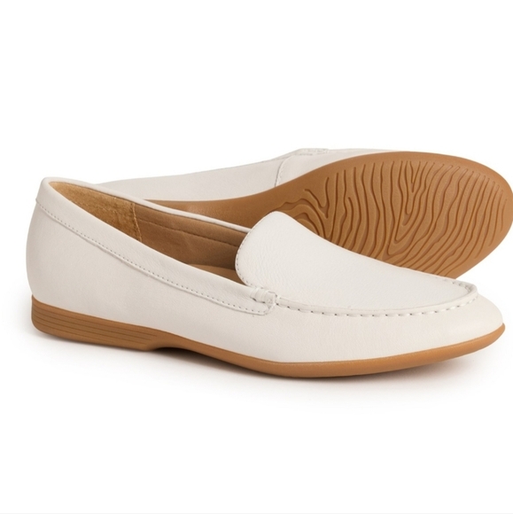 🔹️Dansko🔹️ White Milled Lorri Leather Slip-on  Women Loafers - Picture 1 of 5